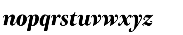 Hierophant Black Italic Font LOWERCASE