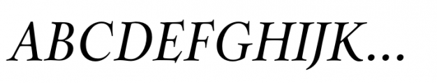Hierophant Italic Font UPPERCASE
