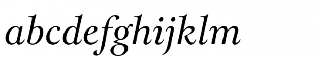 Hierophant Italic Font LOWERCASE