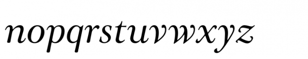 Hierophant Italic Font LOWERCASE
