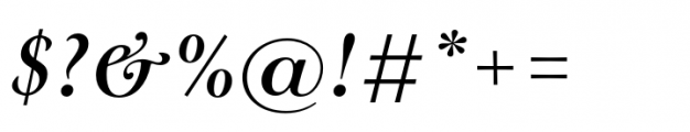 Hierophant Medium Italic Font OTHER CHARS