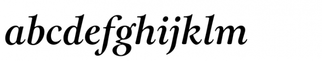 Hierophant Medium Italic Font LOWERCASE