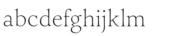 Hierophant Thin Font LOWERCASE
