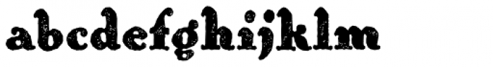 Hierra Rough Font LOWERCASE