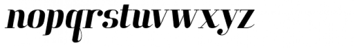 Hiew Italic Font LOWERCASE