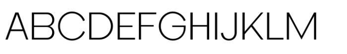 Hifty Extra Light Font UPPERCASE