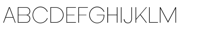 Hifty Thin Font UPPERCASE