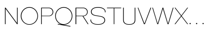 Hifty Thin Font UPPERCASE