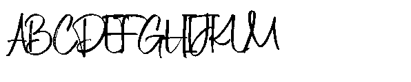 Higchers Font UPPERCASE