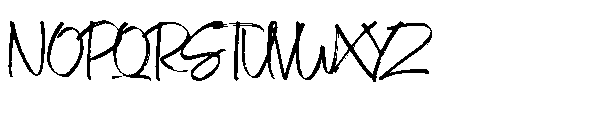 Higchers Font UPPERCASE