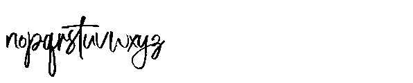 Higchers Font LOWERCASE