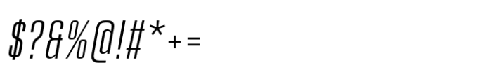 Higgs Light Italic Font OTHER CHARS