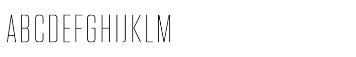 Higgs Thin Font UPPERCASE