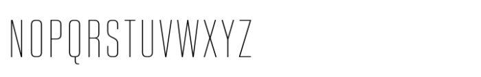 Higgs Thin Font UPPERCASE