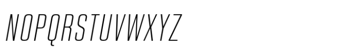 Higgs XLight Italic Font UPPERCASE