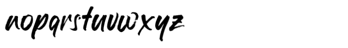 High Recoil Font LOWERCASE
