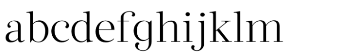 High Table Extra Light Font LOWERCASE