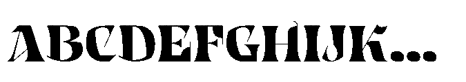 Highborn Gild Font UPPERCASE
