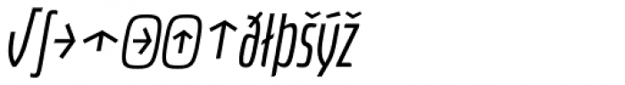 Highbus Light Italic Expert Font LOWERCASE