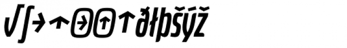 Highbus Medium Italic Expert Font LOWERCASE