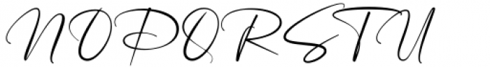 Highes Signature Regular Font UPPERCASE