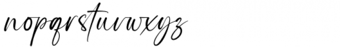 Highes Signature Regular Font LOWERCASE
