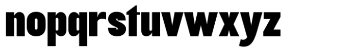 Highfat Font LOWERCASE