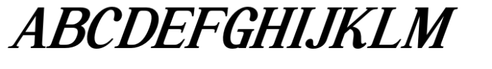 Highhope Serif Bold Italic Font UPPERCASE