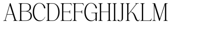 Highhope Serif Extra Light Font UPPERCASE