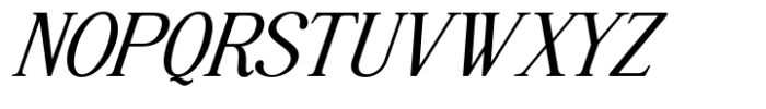 Highhope Serif Italic Font UPPERCASE