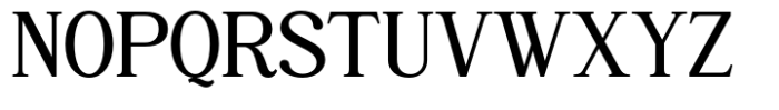 Highhope Serif Medium Font UPPERCASE