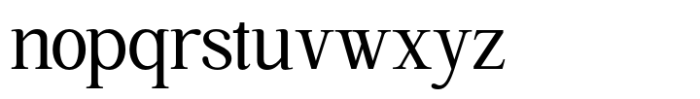 Highhope Serif Regular Font LOWERCASE