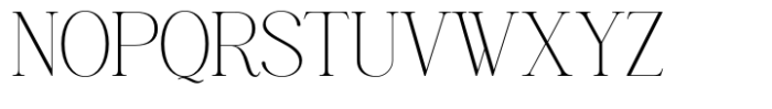 Highhope Serif Thin Font UPPERCASE