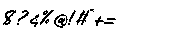 Highlag Theflora  Regular Font OTHER CHARS