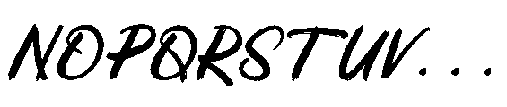 Highlag Theflora  Regular Font UPPERCASE
