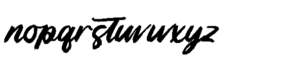 Highlag Theflora  Regular Font LOWERCASE