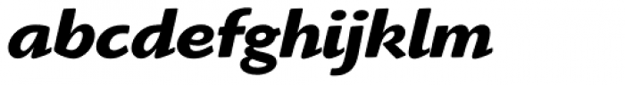 Highlander Bold Italic Font LOWERCASE
