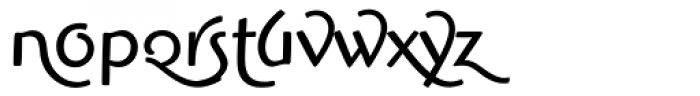 Highlander Book Swash Font LOWERCASE