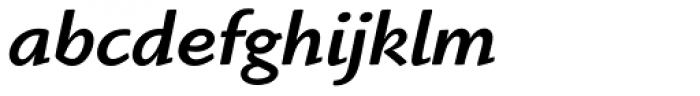 Highlander Medium Italic OS Font LOWERCASE