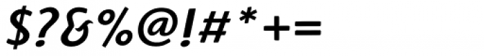 Highlander Medium Italic Font OTHER CHARS