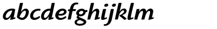 Highlander Std Medium Italic Font LOWERCASE