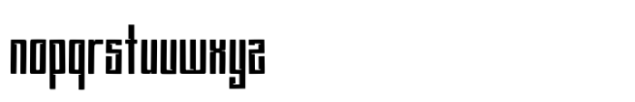 Highline Font LOWERCASE