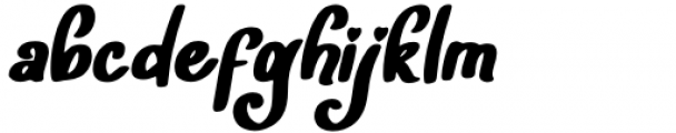 Highlove Italic Font LOWERCASE