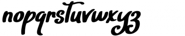Highlove Italic Font LOWERCASE