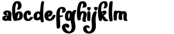 Highlove Regular Font LOWERCASE