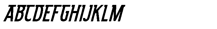 Highmark Italic Font UPPERCASE