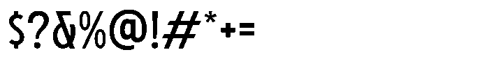 Highmark Regular Font OTHER CHARS