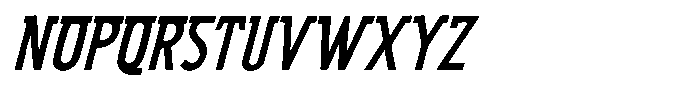 Highmark Rough Italic Font UPPERCASE