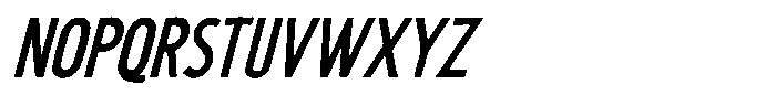 Highmark Rough Italic Font LOWERCASE