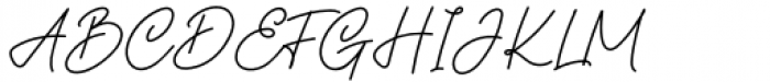 Highpath Signature Regular Font UPPERCASE